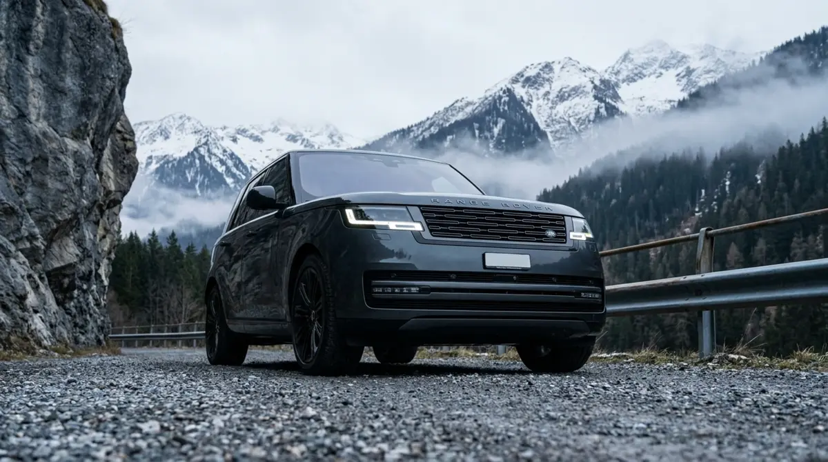 Rover Range Rover Autobiography P530 2026, rear view — Cannes Lux Car Rental, Cannes. Effortless comfort for Mougins hills and hotel arrivals